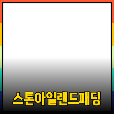 스톤아일랜드패딩: 최고의 스타일과 기능을 갖춘 겨울 아우터