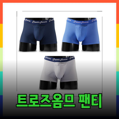 트로즈옴므 남성용 기능성팬티의 모든 것: 착용감과 편안함의 혁신