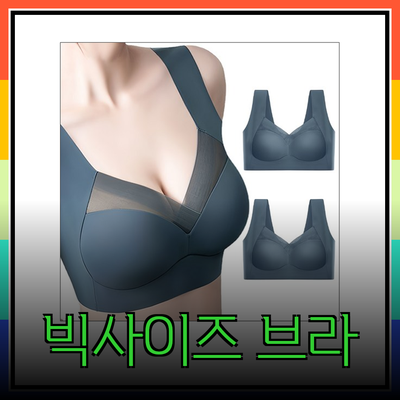 편안함과 스타일을 모두 갖춘 빅사이즈 브라 추천