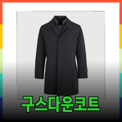 남성을 위한 최고의 구스다운코트 추천 가이드