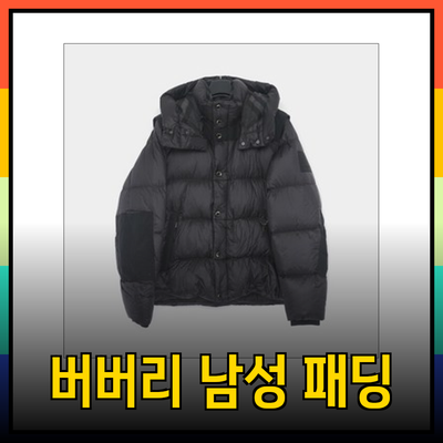 버버리 남성 패딩으로 겨울 스타일 완성하기