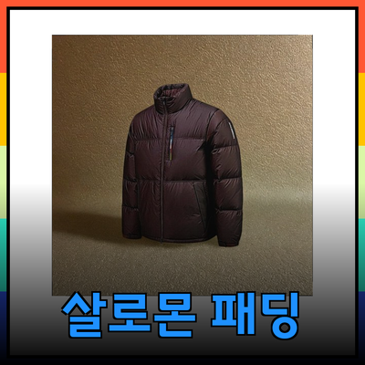 살로몬 패딩으로 겨울철 스타일과 따뜻함을 동시에 잡다