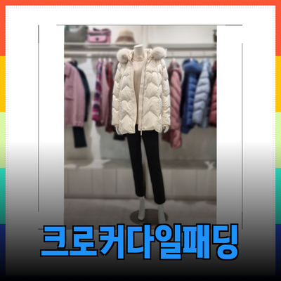 크로커다일패딩으로 겨울을 따뜻하고 스타일리시하게 보내세요
