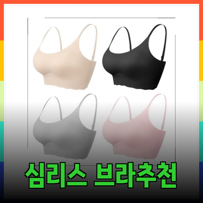 편안함과 스타일을 겸비한 심리스 브라 제품 추천